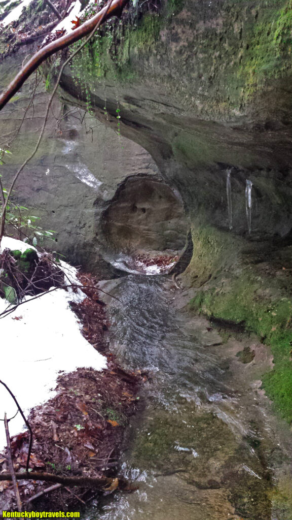 The Crest of Cavern Falls (Bee Rock Falls #3), Somerset, Kentucky 2-17-16